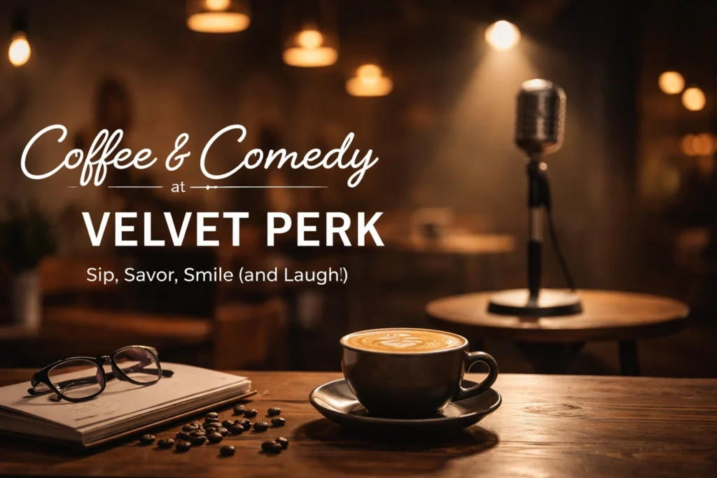 Coffee & Comedy at Velvet Perk: Sip, Savor, Smile (and Laugh!) fyggkwnucot